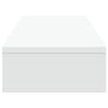 Miniatyrbilde 6 av 10: vidaXL Skjermstativ justerbart hvit 80x24x10,5 cm konstruert tre