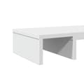 Miniatyrbilde 8 av 10: vidaXL Skjermstativ justerbart hvit 80x24x10,5 cm konstruert tre