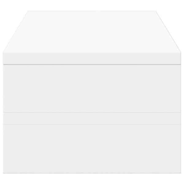 vidaXL Skärmställ vit 54x22x15 cm konstruerat trä