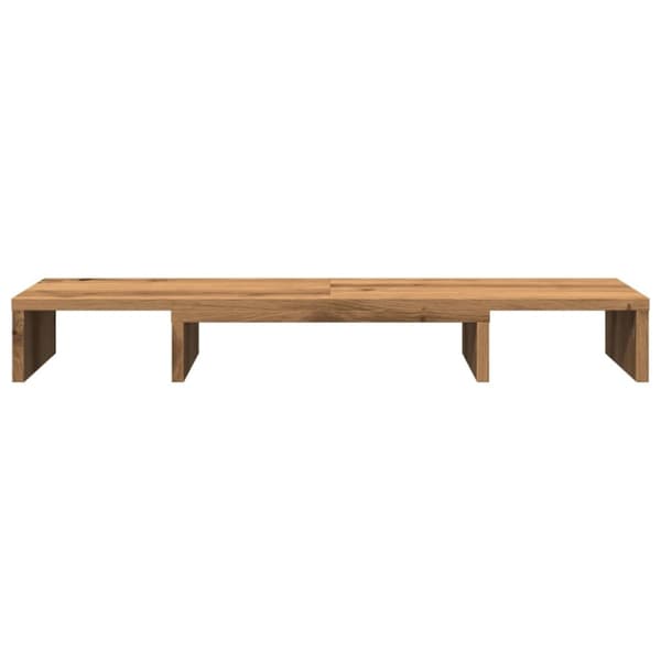 vidaXL Skjermstativ justerbar artisan eik 80x24x10,5 cm konstruert tre