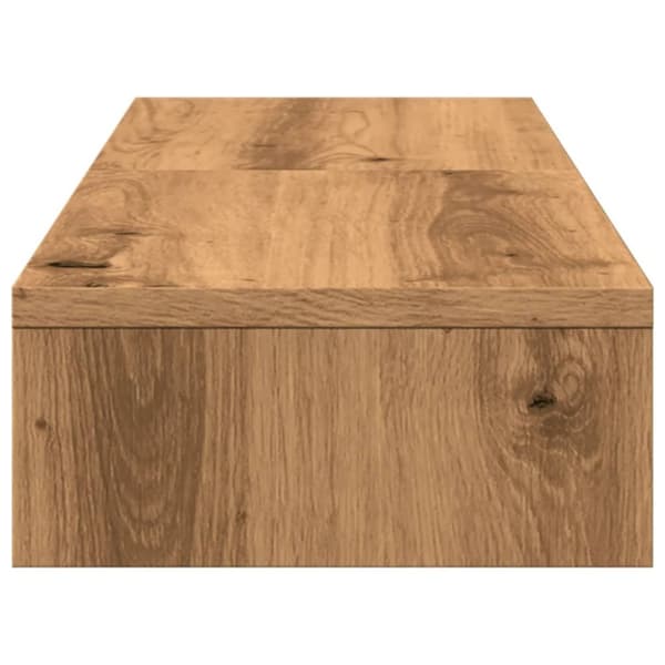 vidaXL Skjermstativ justerbar artisan eik 80x24x10,5 cm konstruert tre