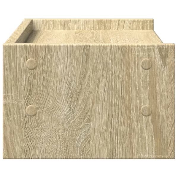 vidaXL Skjermstativ sonoma eik 42x24x16 cm konstruert tre