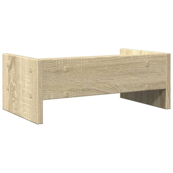 vidaXL Skjermstativ sonoma eik 42x24x16 cm konstruert tre