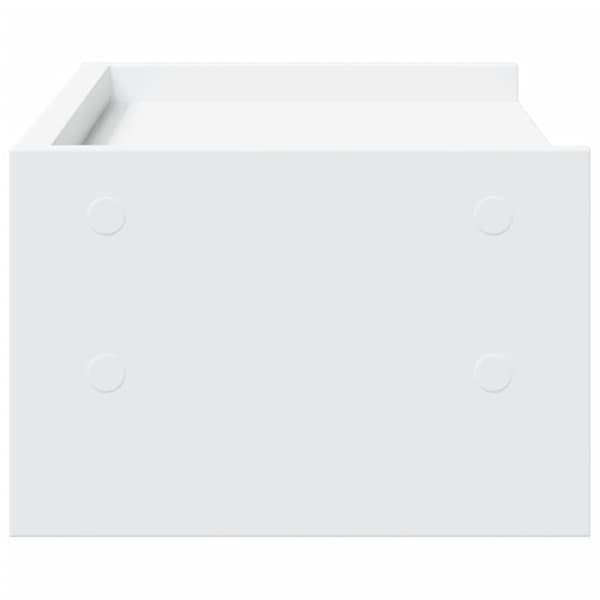 vidaXL Skjermstativ hvit 42x24x16 cm konstruert tre