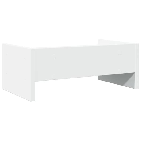 vidaXL Skjermstativ hvit 42x24x16 cm konstruert tre