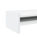 Miniatyrbilde 8 av 10: vidaXL Skjermstativ hvit 42x24x16 cm konstruert tre