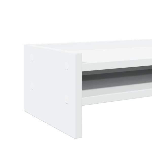 vidaXL Skjermstativ hvit 42x24x16 cm konstruert tre