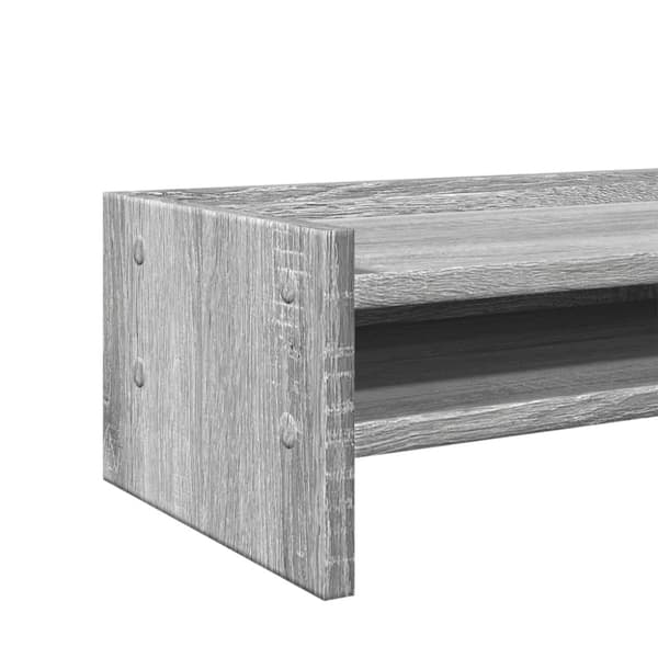 vidaXL Skjermstativ grå sonoma 42x24x16 cm konstruert tre