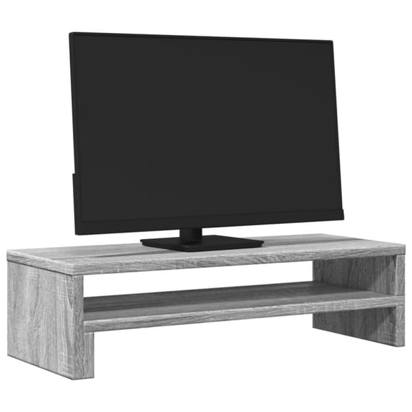 vidaXL Skjermstativ grå sonoma 54x22x15 cm konstruert tre