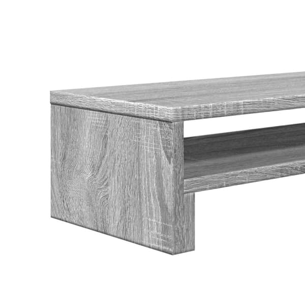 vidaXL Skjermstativ grå sonoma 54x22x15 cm konstruert tre