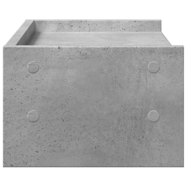 vidaXL skærmstander 42x24x16 cm konstrueret træ betongrå