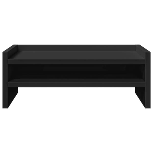vidaXL skærmholder 42x24x16 cm konstrueret træ sort