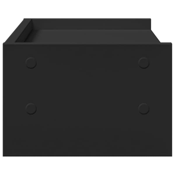 vidaXL skærmholder 42x24x16 cm konstrueret træ sort