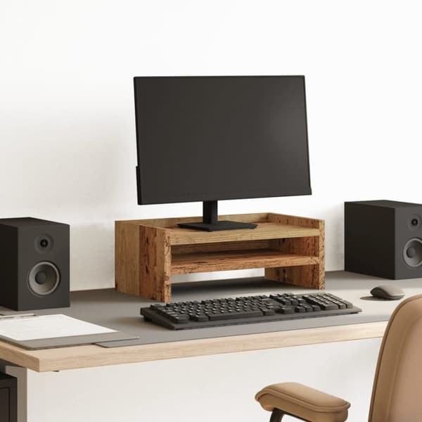 vidaXL Skjermstativ gammelt tre 42x24x16 cm konstruert tre