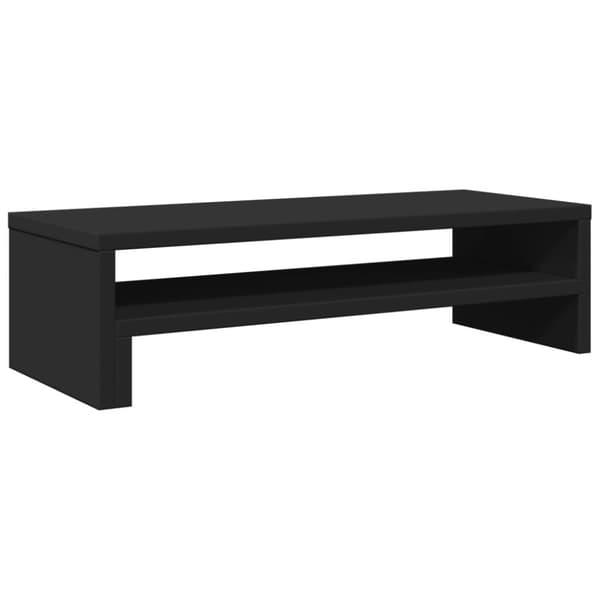 vidaXL Skärmställ svart 54x22x15 cm konstruerat trä