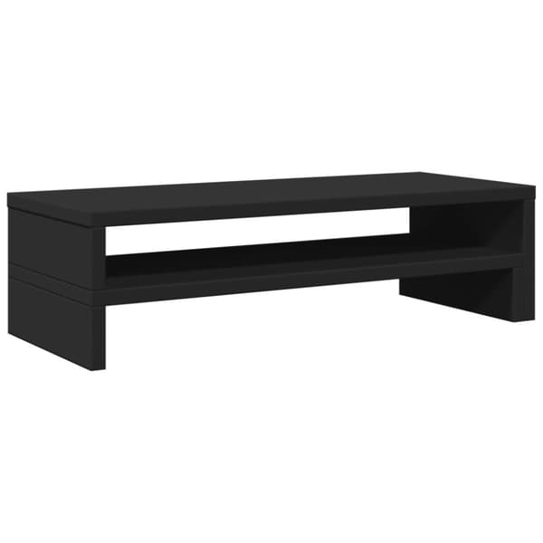 vidaXL Skärmställ svart 54x22x15 cm konstruerat trä