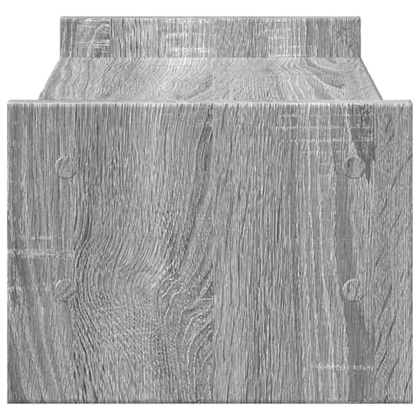 vidaXL skærmholder 50x27x20 cm konstrueret træ grå sonoma