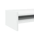 Miniatyrbilde 8 av 10: vidaXL Skjermstativ hvit 100x24x16 cm konstruert tre
