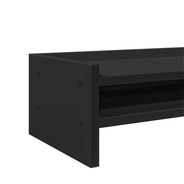 vidaXL Skärmställ svart 100x24x16 cm konstruerat trä
