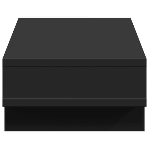 vidaXL skærmholder 50x27x15 cm konstrueret træ sort