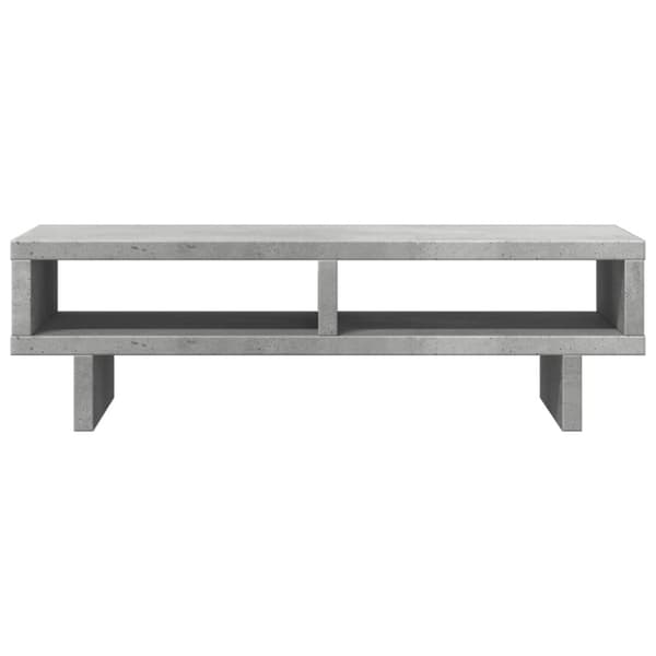 vidaXL skærmholder 50x27x15 cm konstrueret træ betongrå