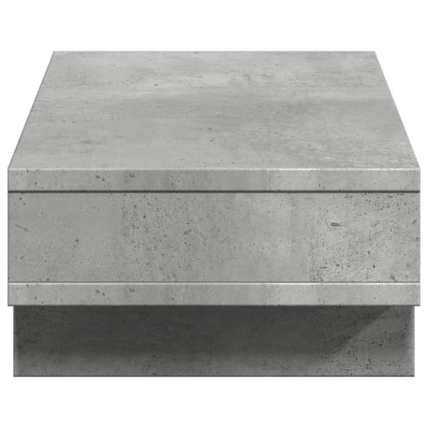 vidaXL skærmholder 50x27x15 cm konstrueret træ betongrå
