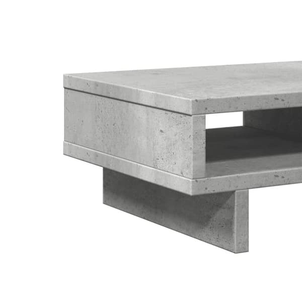 vidaXL skærmholder 50x27x15 cm konstrueret træ betongrå