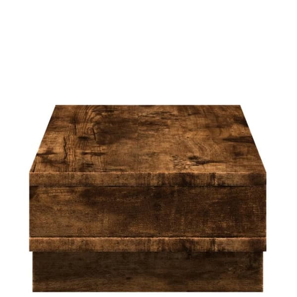 vidaXL skærmstander 50x27x15 cm konstrueret træ røget egetræsfarve