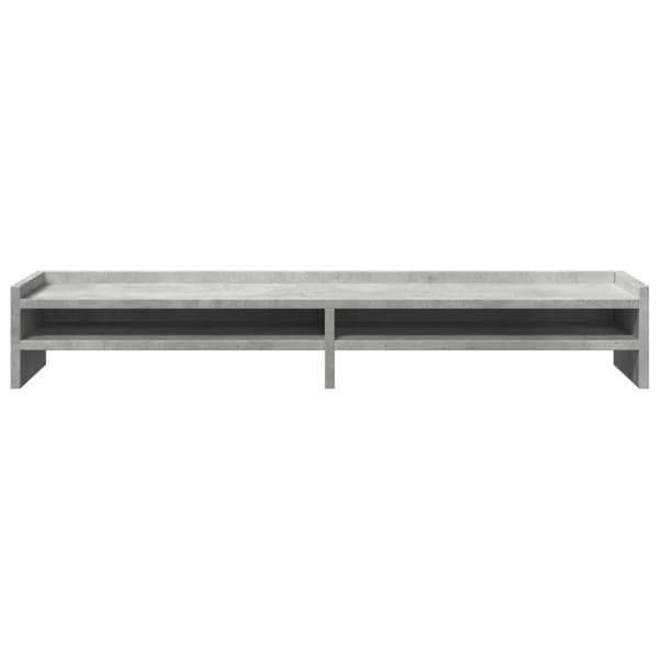 vidaXL skærmstander 100x24x16 cm konstrueret træ betongrå