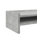 Miniatyrbillede 8 af 10: vidaXL skærmstander 100x24x16 cm konstrueret træ betongrå