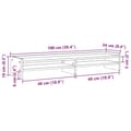 Miniatyrbilde 10 av 10: vidaXL Skjermstativ sonoma eik 100x24x16 cm konstruert tre