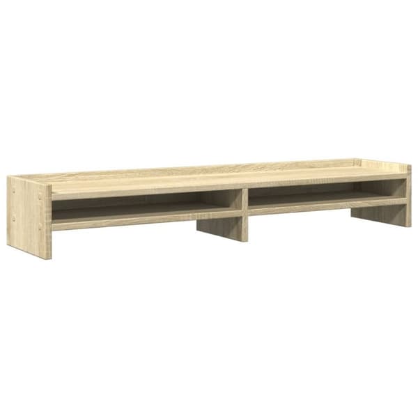vidaXL Skjermstativ sonoma eik 100x24x16 cm konstruert tre