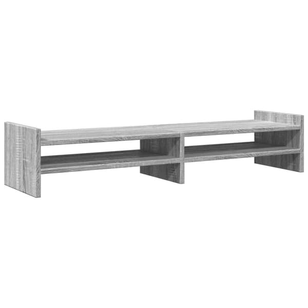 vidaXL Skjermstativ grå sonoma 100x27x20 cm konstruert tre