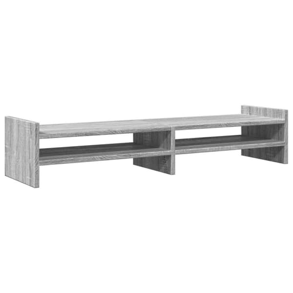 vidaXL Skjermstativ grå sonoma 100x27x20 cm konstruert tre