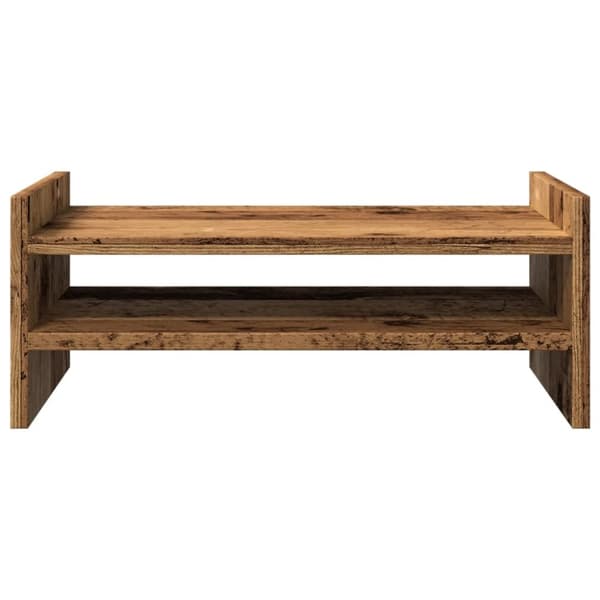 vidaXL Skjermhylle gammelt tre 50x27x20 cm konstruert tre