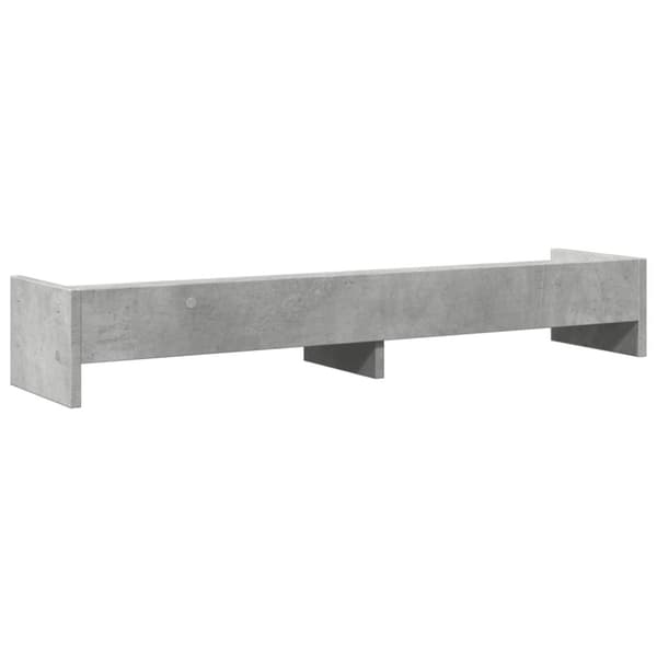 vidaXL Skjermstativ betonggrå 100x24x16 cm konstruert tre