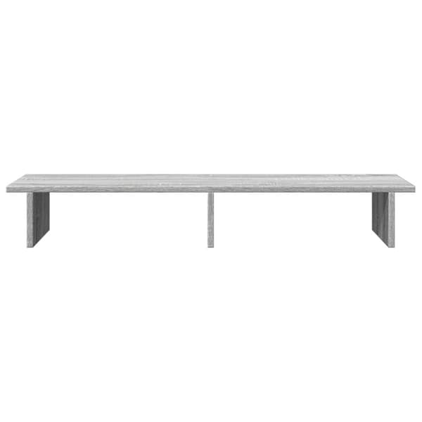 vidaXL Skjermstativ grå sonoma 100x27x15 cm konstruert tre