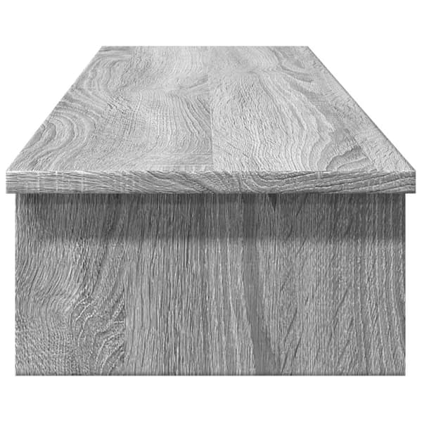 vidaXL Skjermstativ grå sonoma 100x27x15 cm konstruert tre