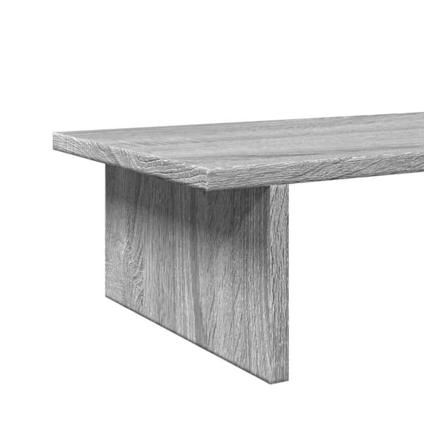 vidaXL Skjermstativ grå sonoma 100x27x15 cm konstruert tre