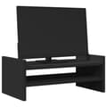 Miniatyrbilde 4 av 10: vidaXL Skjermhylle svart 50x27x20 cm konstruert tre