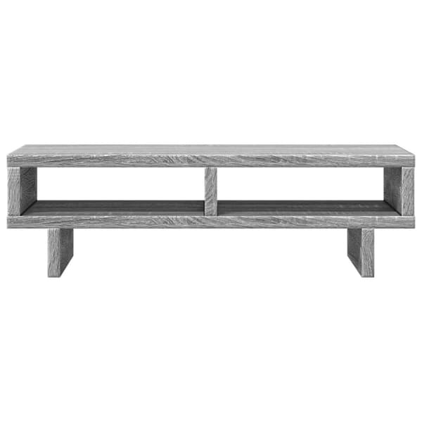 vidaXL Näyttöteline harmaa Sonoma 50x27x15 cm tekninen puu