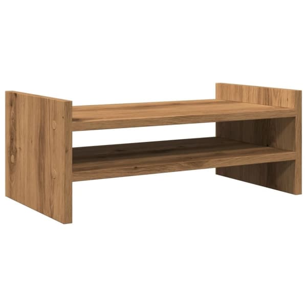 vidaXL skærmholder 50x27x20 cm konstrueret træ kunsteg