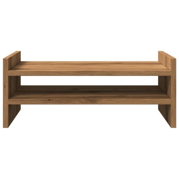 vidaXL skærmholder 50x27x20 cm konstrueret træ kunsteg
