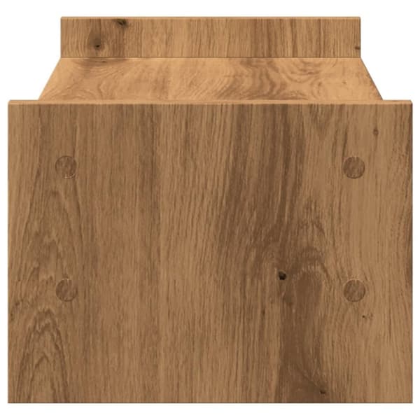 vidaXL skærmholder 50x27x20 cm konstrueret træ kunsteg