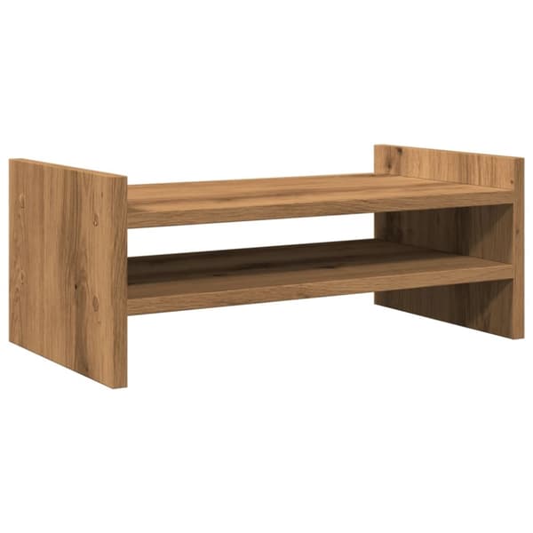 vidaXL skærmholder 50x27x20 cm konstrueret træ kunsteg