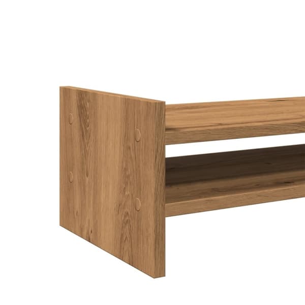 vidaXL skærmholder 50x27x20 cm konstrueret træ kunsteg