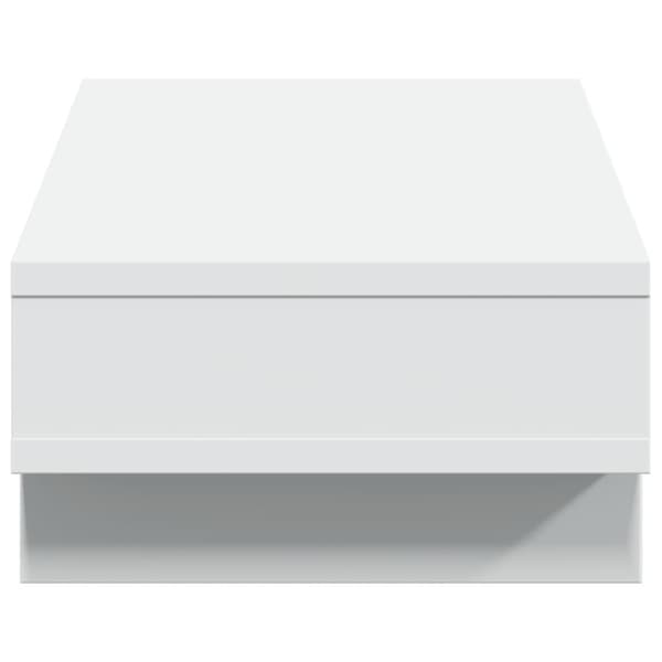 vidaXL Skärmställ vit 50x27x15 cm konstruerat trä