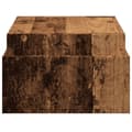 Miniatyrbilde 6 av 10: vidaXL Skjermhylle oppbevaring gammelt tre 70x27x15 cm konstruert tre