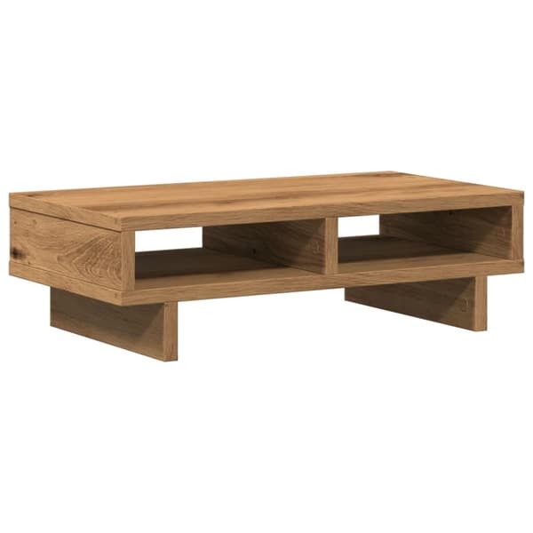 vidaXL Skärmställ ek 50x27x15 cm konstruerat trä
