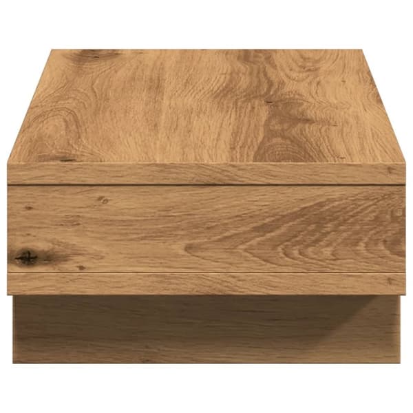 vidaXL Skärmställ ek 50x27x15 cm konstruerat trä